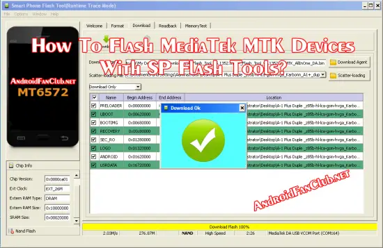 How To Flash Stock ROM With SP Flash Tool on MTK Devices?